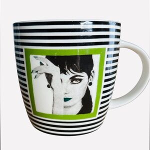 Audrey Hepburn Inspired Modern Coffee Mug